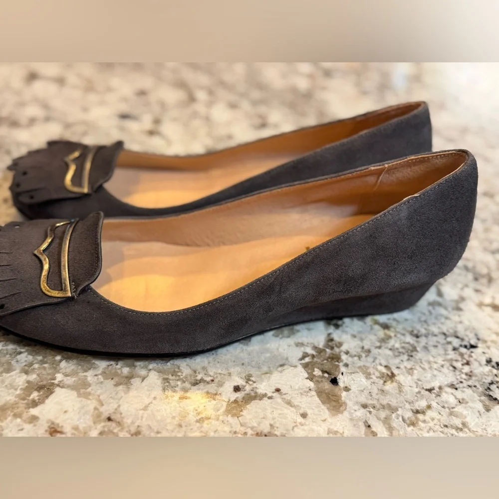 FSNY‎ Elegant Gray Suede Women's Shoes